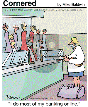 Cornered on Tuesday March 2, 2021 Comic Strip