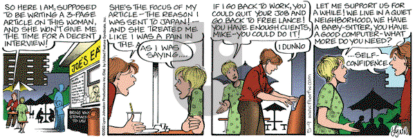 For Better or For Worse on Saturday August 9, 2003 Comic Strip