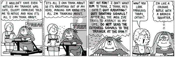 Cathy Classics on Tuesday February 1, 1994 Comic Strip