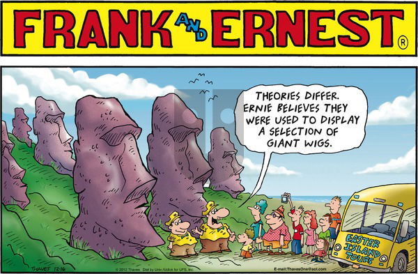 Frank and Ernest on Sunday December 16, 2012 Comic Strip