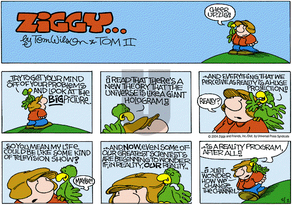 Ziggy - Sunday May 2, 2004 Comic Strip