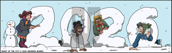 Heart of the City - Thursday January 1, 2026 Comic Strip