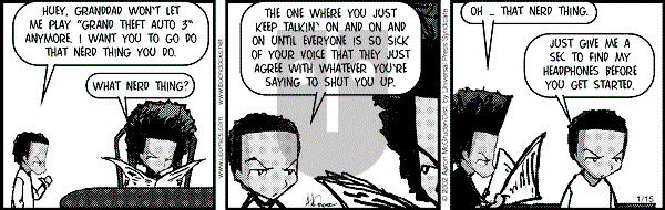 The Boondocks on Tuesday August 18, 2009 Comic Strip