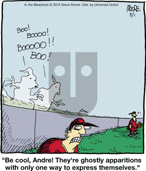 In the Bleachers on Friday May 1, 2015 Comic Strip