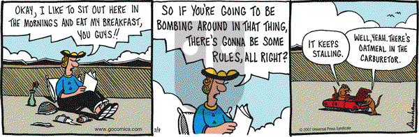 Overboard on Monday July 9, 2007 Comic Strip