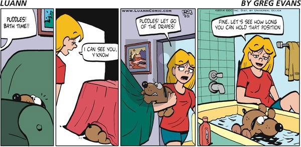 Luann - Sunday August 31, 2014 Comic Strip