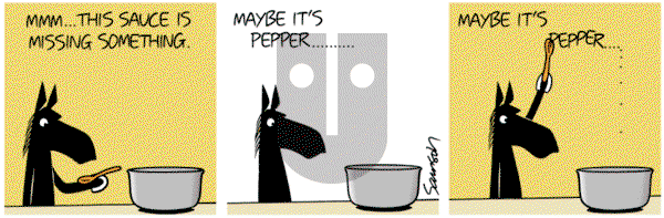 Dark Side of the Horse on Sunday July 20, 2014 Comic Strip