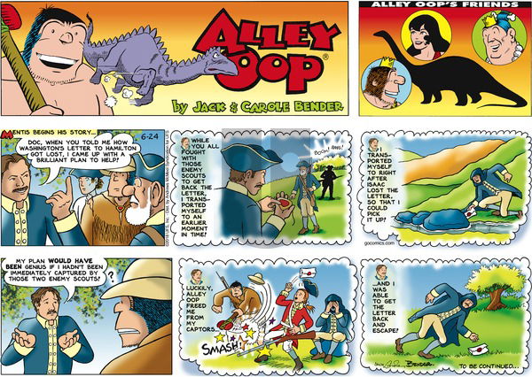 Alley Oop on Sunday June 24, 2018 Comic Strip