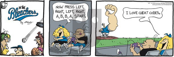 In the Bleachers on Sunday June 21, 2020 Comic Strip
