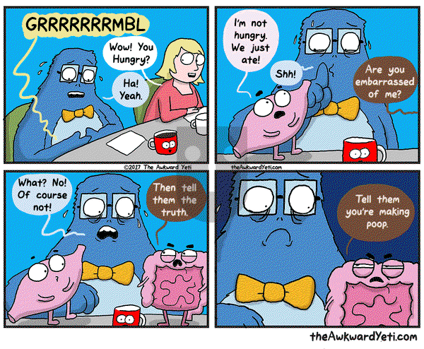 The Awkward Yeti on Wednesday December 13, 2017 Comic Strip