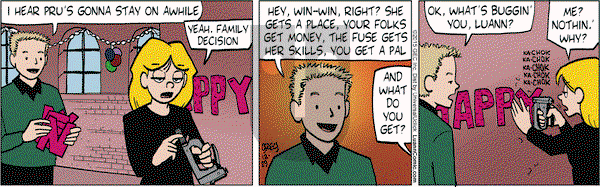 Luann on Tuesday December 29, 2015 Comic Strip