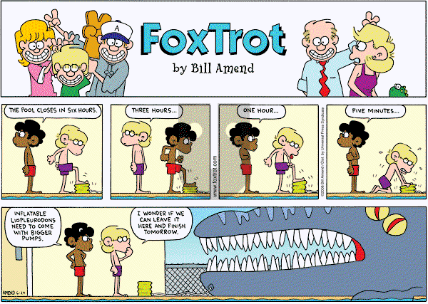 FoxTrot on Sunday June 29, 2008 Comic Strip