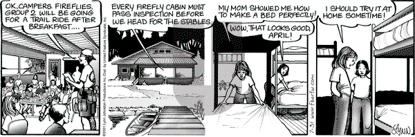 For Better or For Worse on Tuesday July 31, 2001 Comic Strip