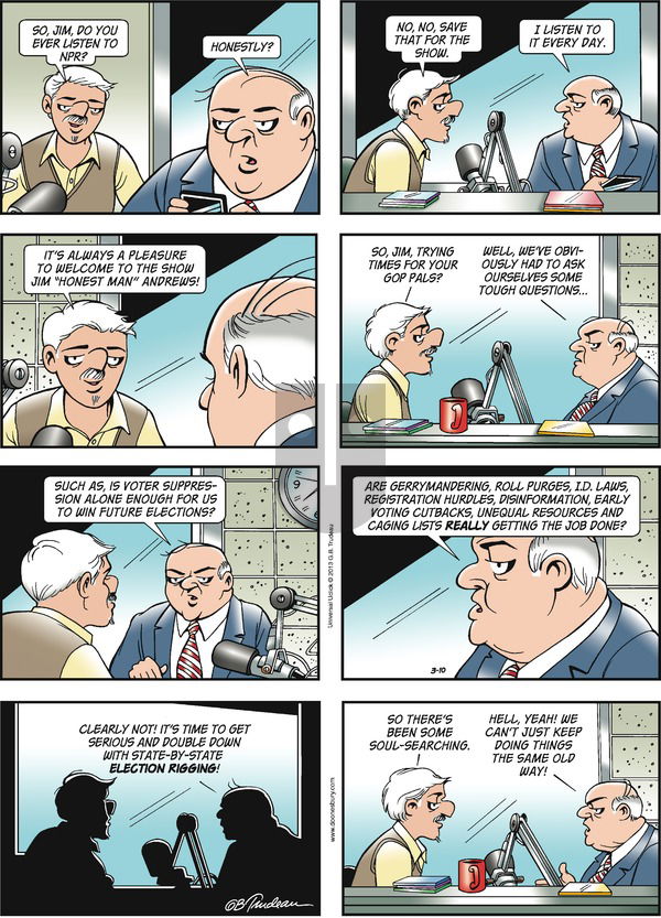 Doonesbury on Sunday March 10, 2013 Comic Strip