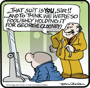 Ziggy - Thursday March 1, 2018 Comic Strip