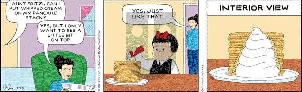 Nancy on Thursday March 4, 2021 Comic Strip