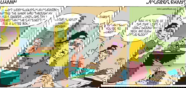 Luann on Sunday October 20, 2002 Comic Strip