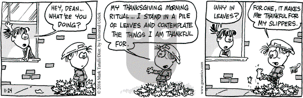 Heart of the City on Thursday November 24, 2016 Comic Strip