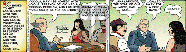 Alley Oop on Friday August 22, 2014 Comic Strip