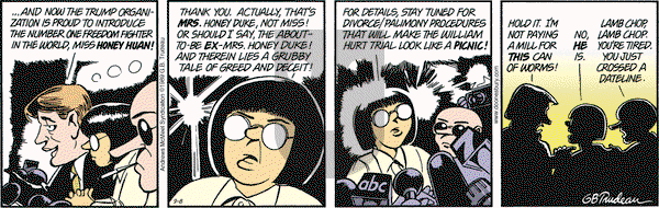 Doonesbury on Friday September 8, 2017 Comic Strip