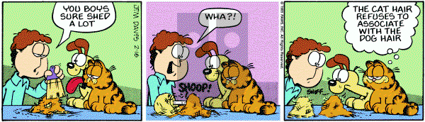 Garfield on Saturday February 16, 1985 Comic Strip
