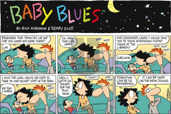 Baby Blues on Sunday November 4, 2012 Comic Strip