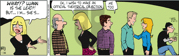 Luann on Saturday January 30, 2010 Comic Strip