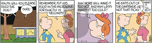 Drabble on Monday February 24, 2014 Comic Strip