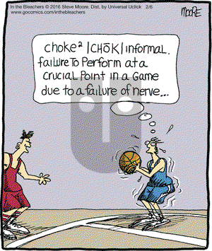 In the Bleachers on Saturday February 6, 2016 Comic Strip