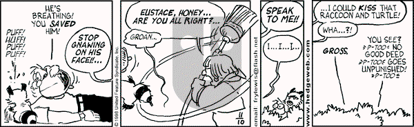 Over the Hedge on Tuesday November 10, 1998 Comic Strip