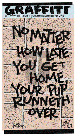 Graffiti on Thursday December 11, 2025 Comic Strip