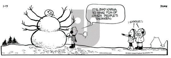 Grand Avenue on Wednesday January 19, 2005 Comic Strip