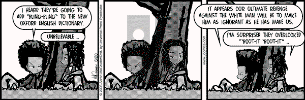 The Boondocks on Friday January 21, 2011 Comic Strip