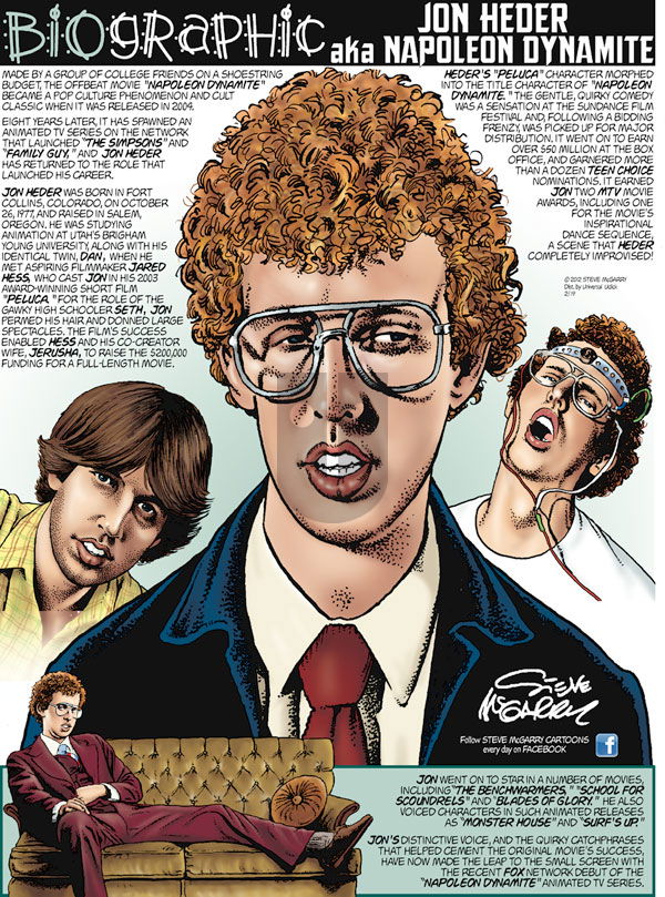 Biographic on Sunday February 19, 2012 Comic Strip
