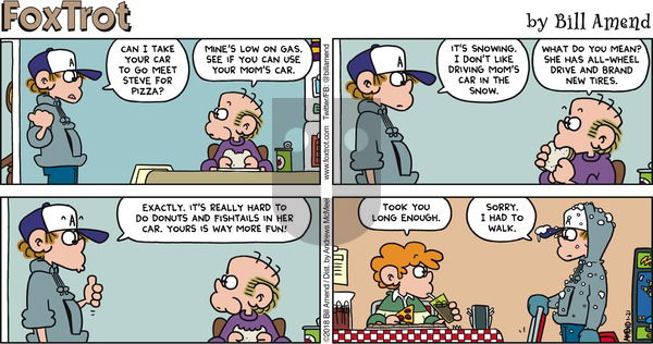 FoxTrot on Sunday January 21, 2018 Comic Strip