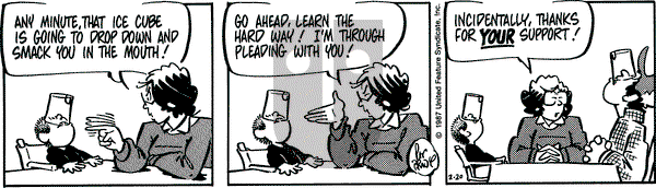 Rose is Rose on Friday December 30, 1988 Comic Strip