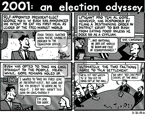 Ted Rall on Sunday March 11, 2001 Comic Strip