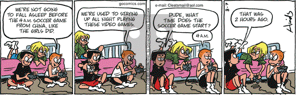 Cleats on Thursday August 7, 2008 Comic Strip