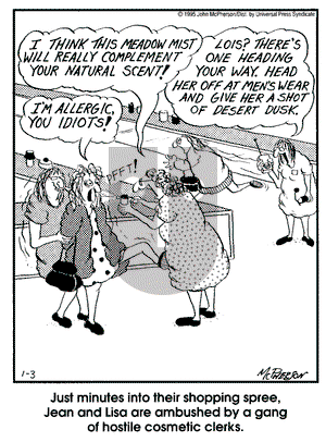 Close to Home on Tuesday January 3, 1995 Comic Strip