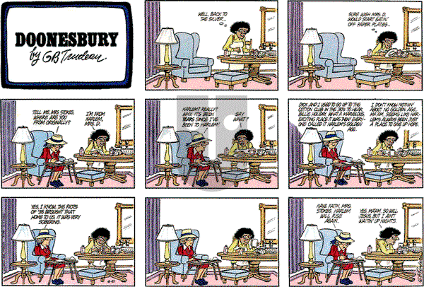 Doonesbury on Sunday June 21, 1981 Comic Strip