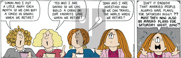 Cathy Classics on Saturday April 22, 2000 Comic Strip