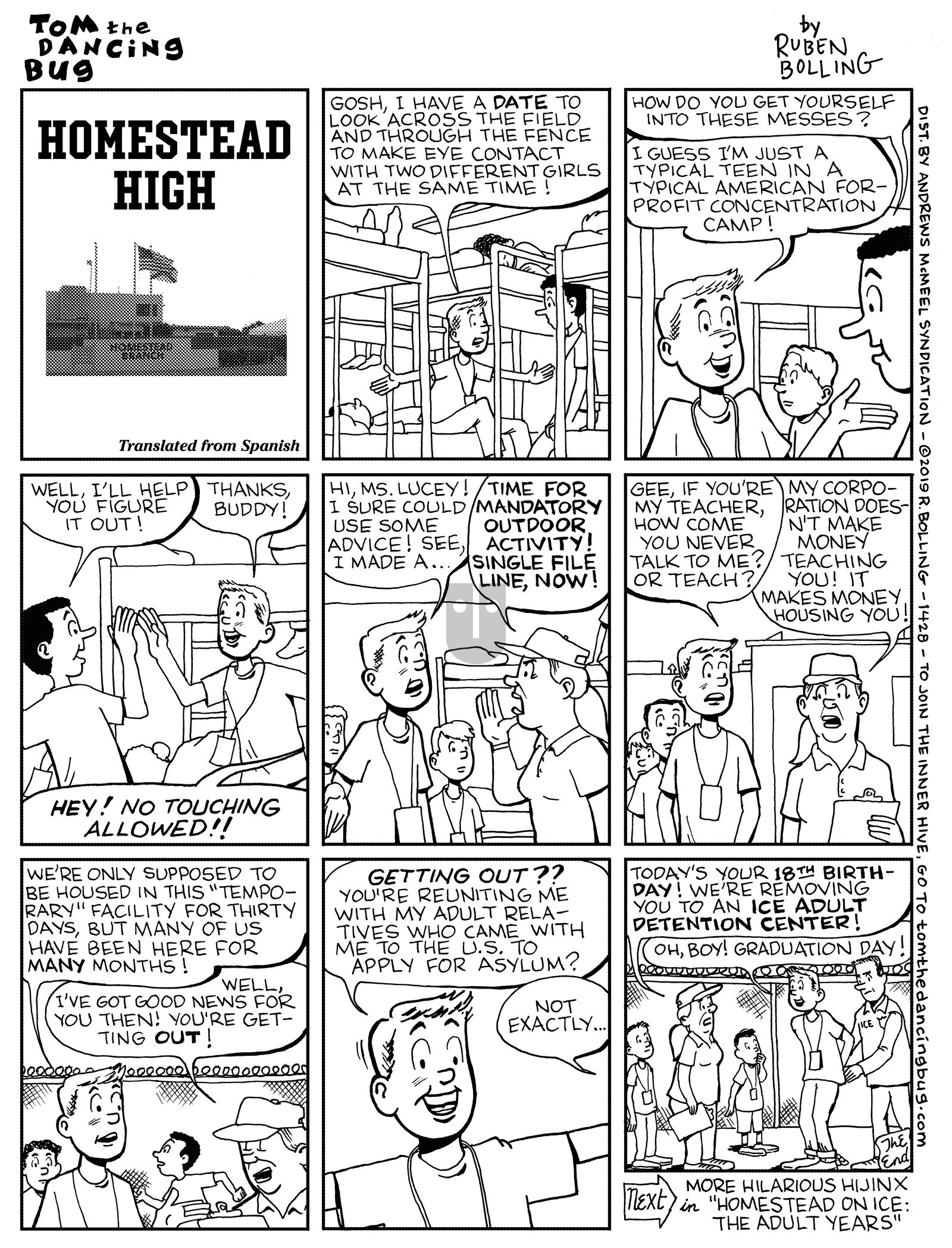 Tom the Dancing Bug - Monday March 4, 2019 Comic Strip