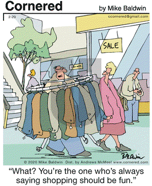 Cornered on Saturday February 29, 2020 Comic Strip