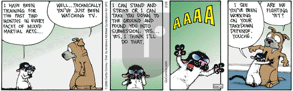 Get Fuzzy on Tuesday February 28, 2017 Comic Strip