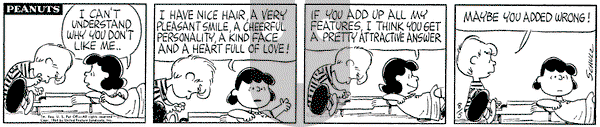 Peanuts on Wednesday August 5, 1964 Comic Strip