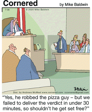 Cornered on Thursday July 30, 2020 Comic Strip