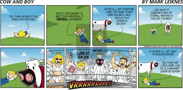 Cow and Boy Classics on Sunday June 1, 2008 Comic Strip