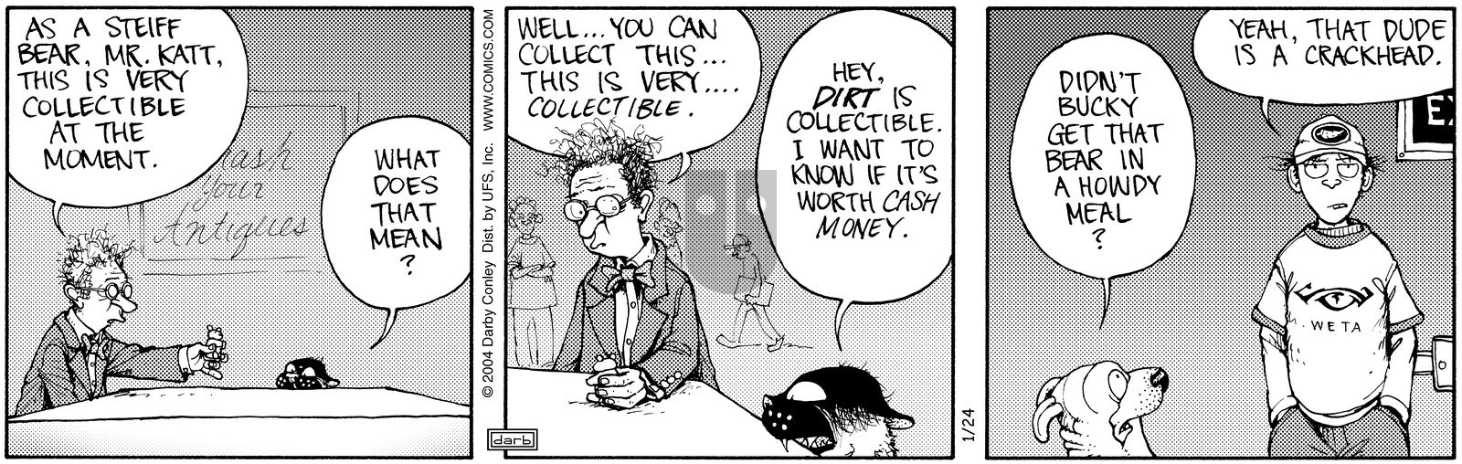 Get Fuzzy - Saturday January 24, 2004 Comic Strip