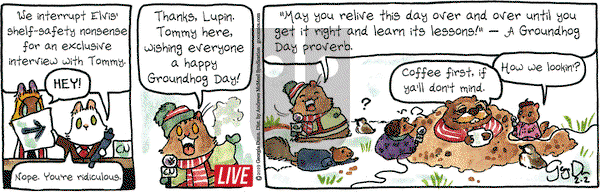 Breaking Cat News on Saturday February 2, 2019 Comic Strip