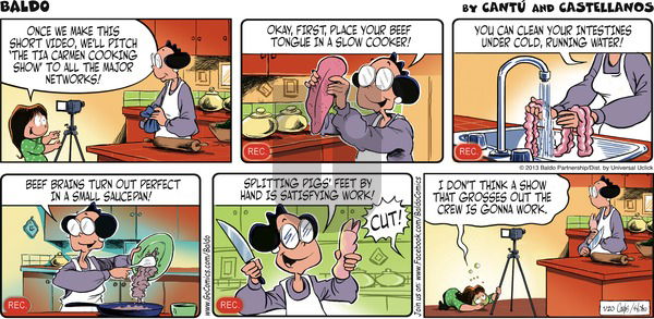 Baldo on Sunday January 20, 2013 Comic Strip